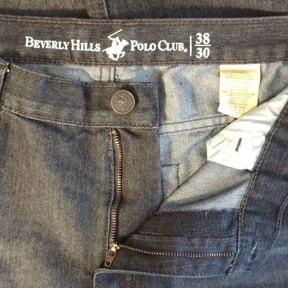 Men's 2 Pairs Dark Indigo & Black Rinse Slim Straight Leg Jeans Bundle 38x30 - Picture 11 of 13